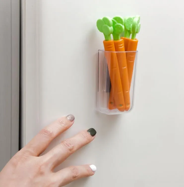 5PC Cartoon Carrot Food Bag Closure Clip