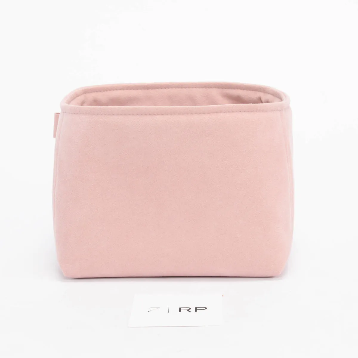 7 Rue Paradis Blush Alcantara Picotin 18 Bag Insert