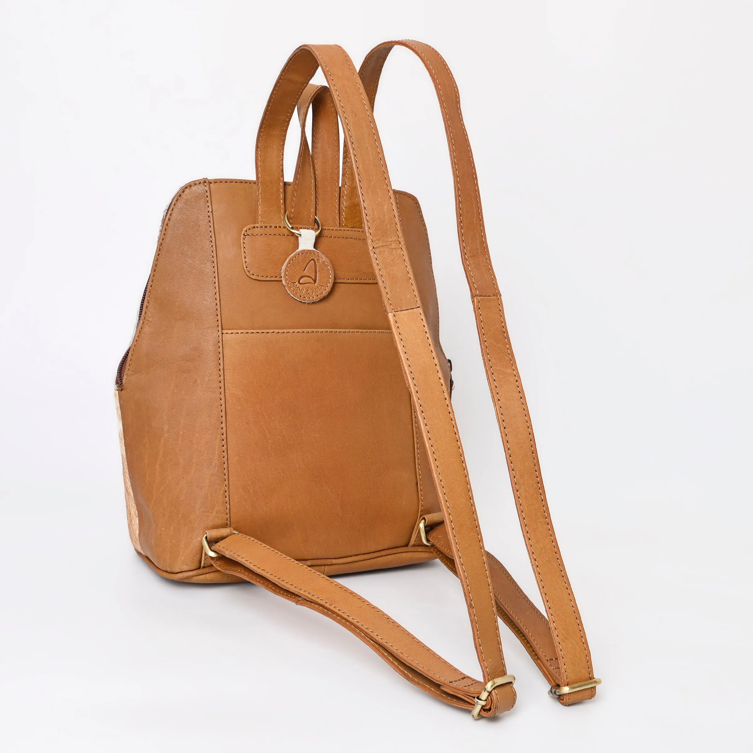 A&A-1044 Montana West Genuine Hair On Cowhide Leather Collection Hair-On  Backpack