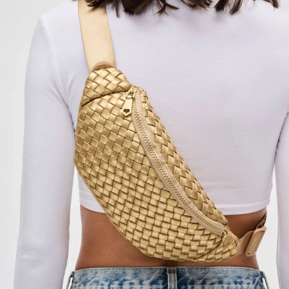 Aim High  Woven Neoprene Belt Bag