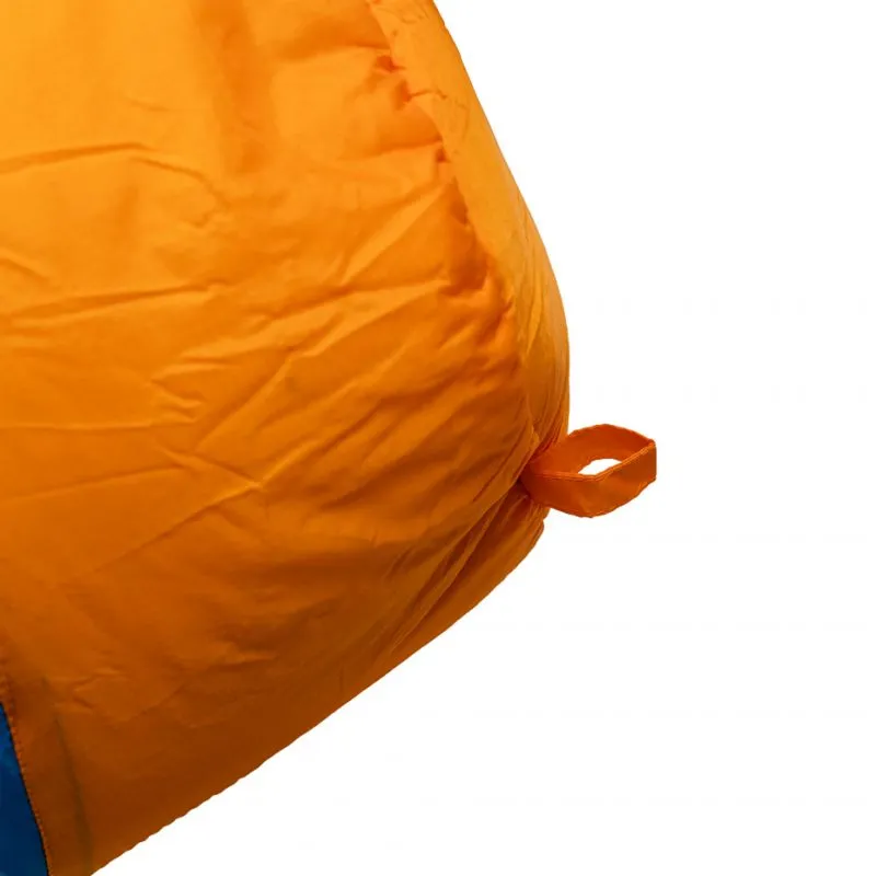 Alpinus Fiber Pro 1500 Sleeping Bag 225x75x50cm - Orange/Blue