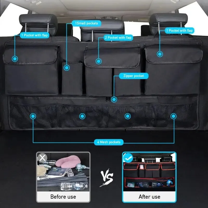 Auto Back Seat Trunk Storage Organizer Bag