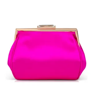 Badgley Mischka Women's Bevel Frame Clutch in Pink