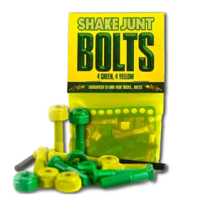 Bag O' Bolts 4 Green, 4 Yellow