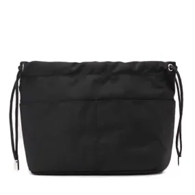 Bag Organizer COCCINELLE in Tessuto Tecnico Nero Chiuso con Coulisse Misura Grande