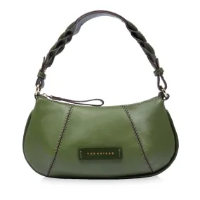 Baguette Bag a Spalla THE BRIDGE linea Brigida in Pelle Verde