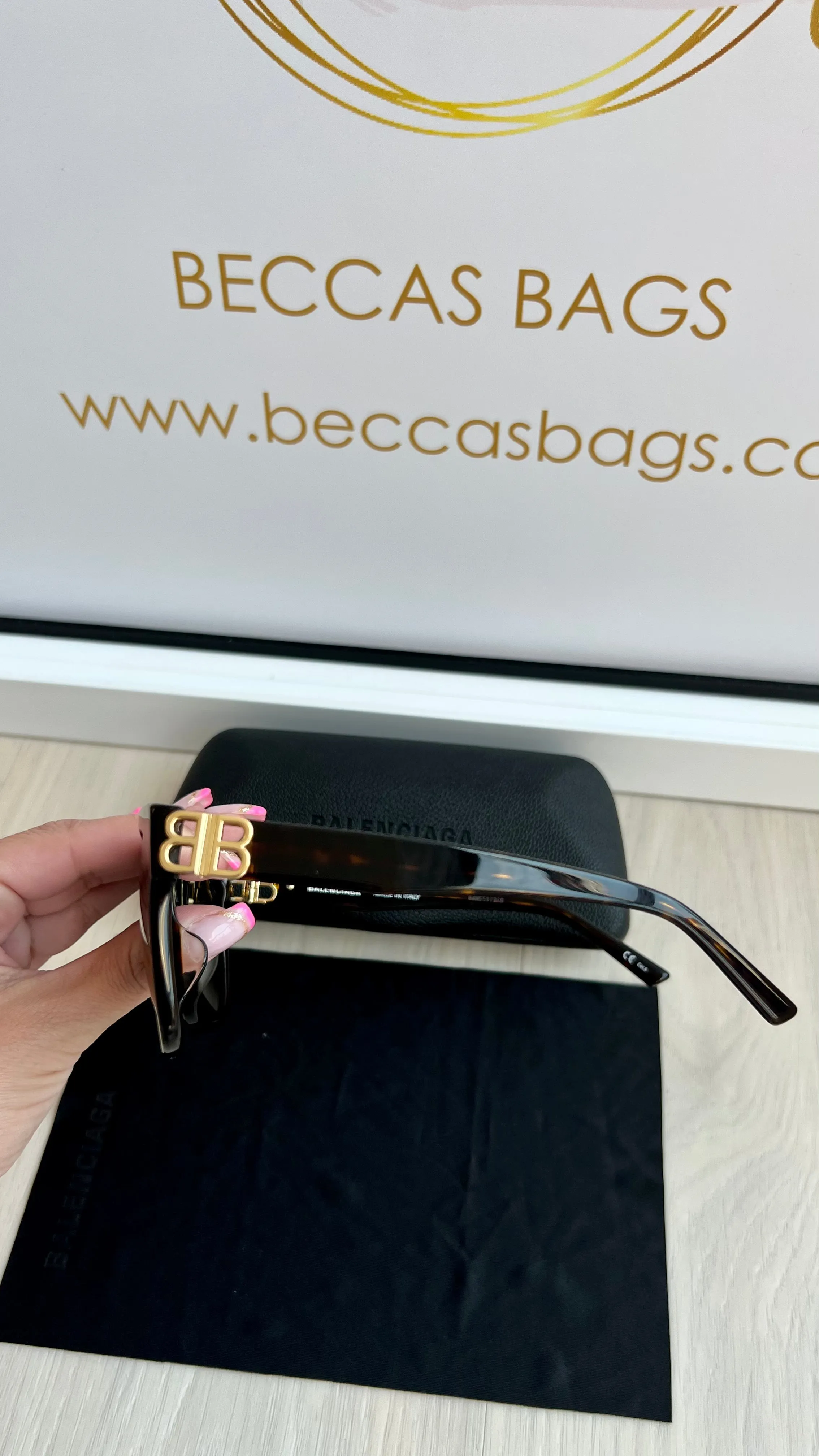 Balenciaga BB Square Sunglasses