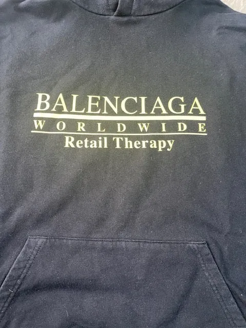 Balenciaga Unisex Retail Therapy Hoody Large