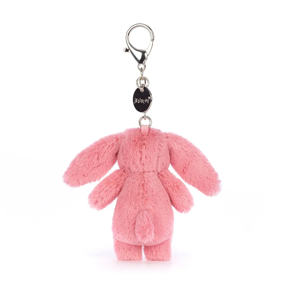 Bashful Bunny Pink Bag Charm