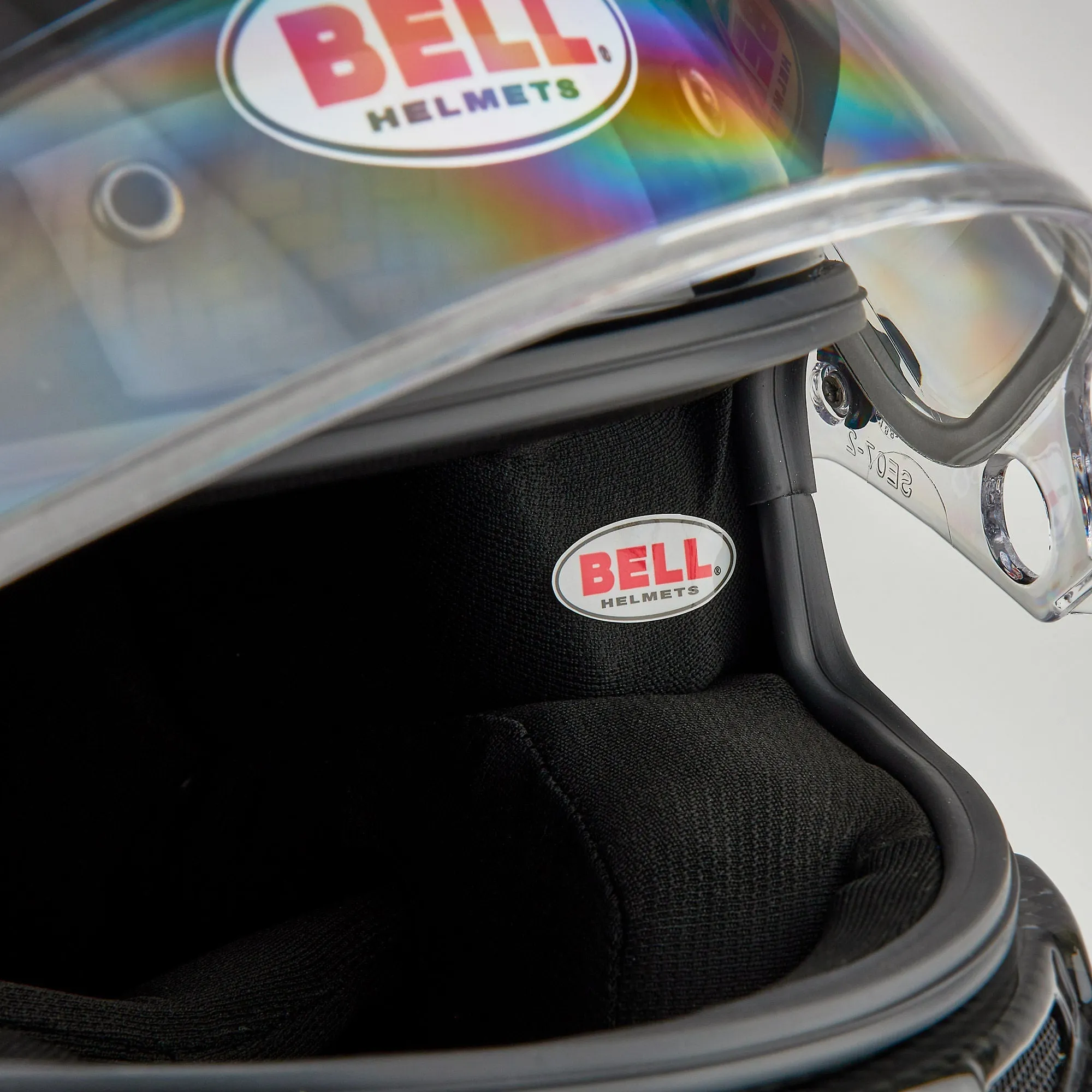 Bell KC7-CMR Carbon Youth Kart Helmet  FREE Fleece Helmet Bag