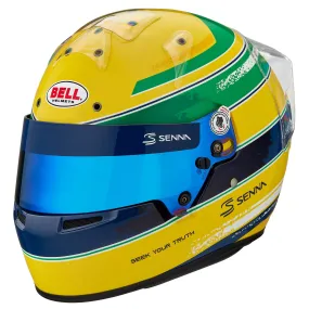 Bell KC7-CMR Kart Helmet - Ayrton Senna  Free HP Helmet Bag