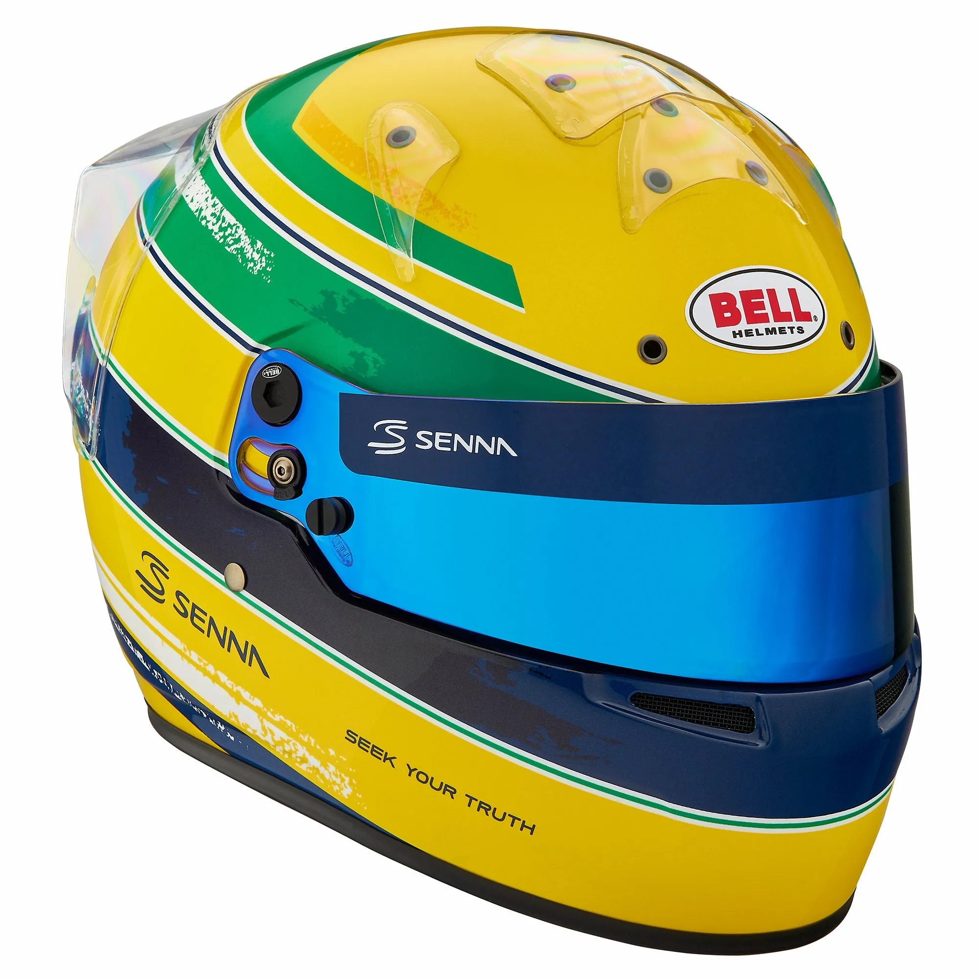 Bell KC7-CMR Kart Helmet - Ayrton Senna  Free HP Helmet Bag