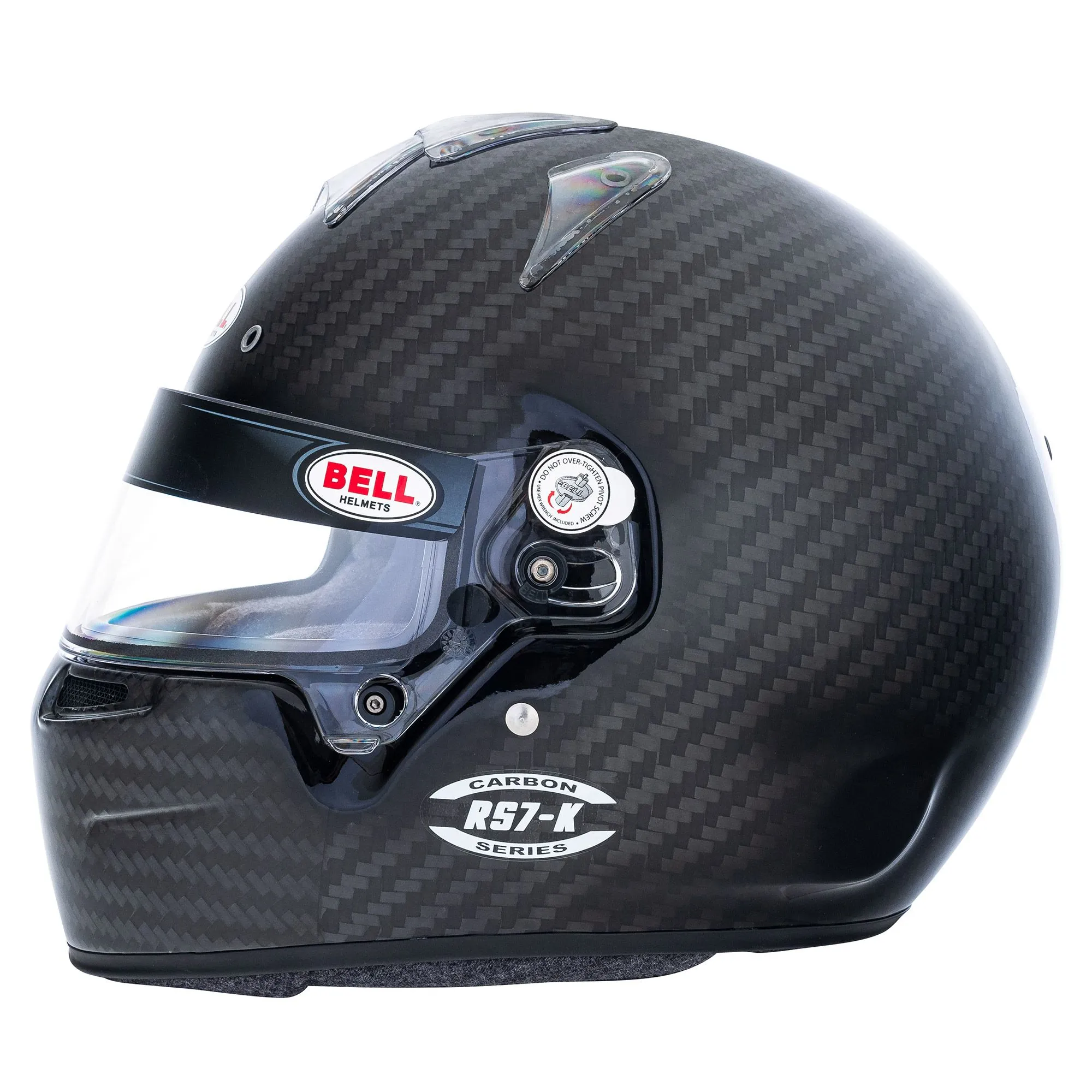 Bell RS7-K Carbon Kart K2020 Helmet  FREE Fleece Helmet Bag