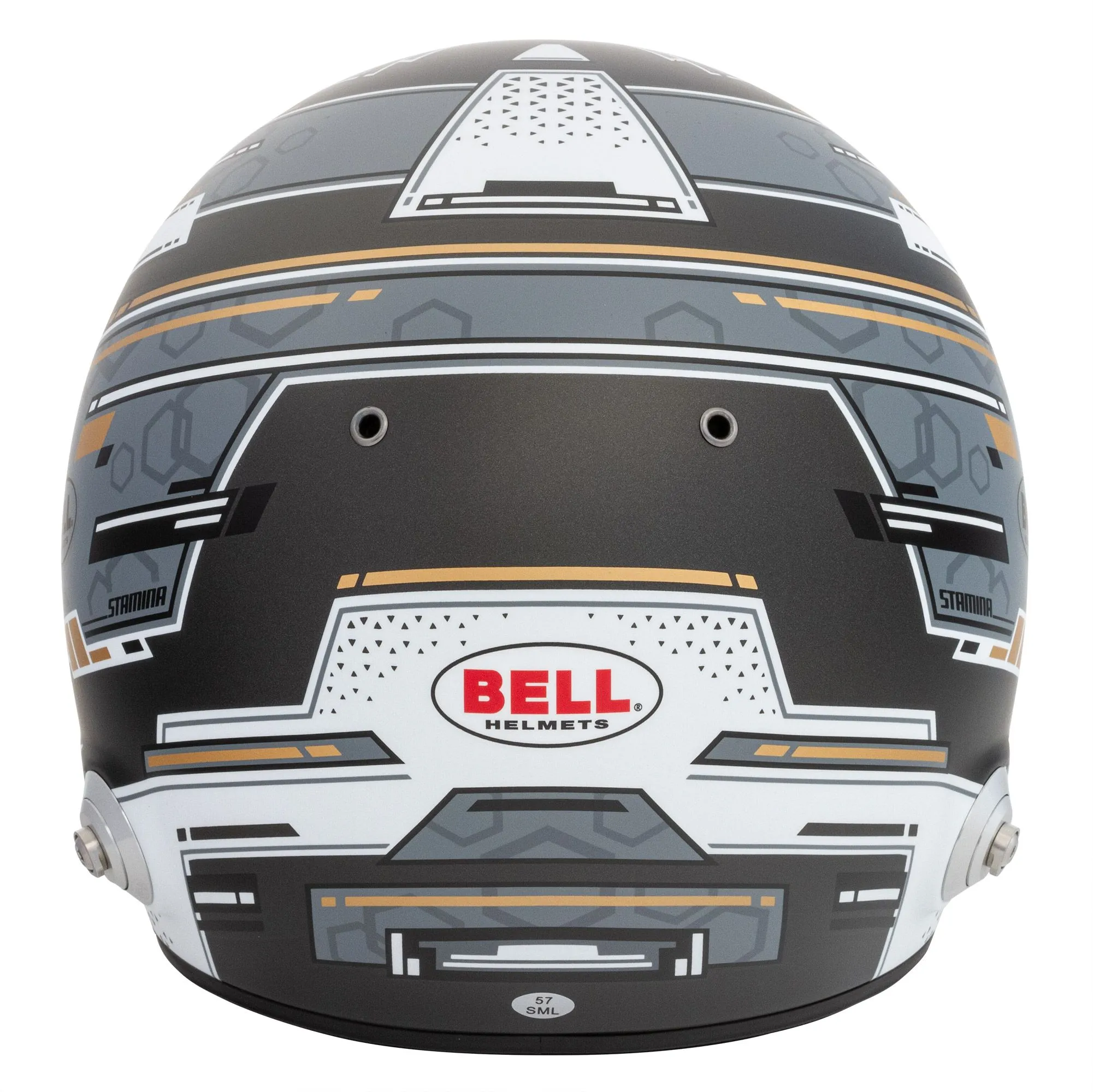 Bell RS7 Pro Helmet - Stamina Grey, Snell SA2020  FREE Fleece Helmet Bag