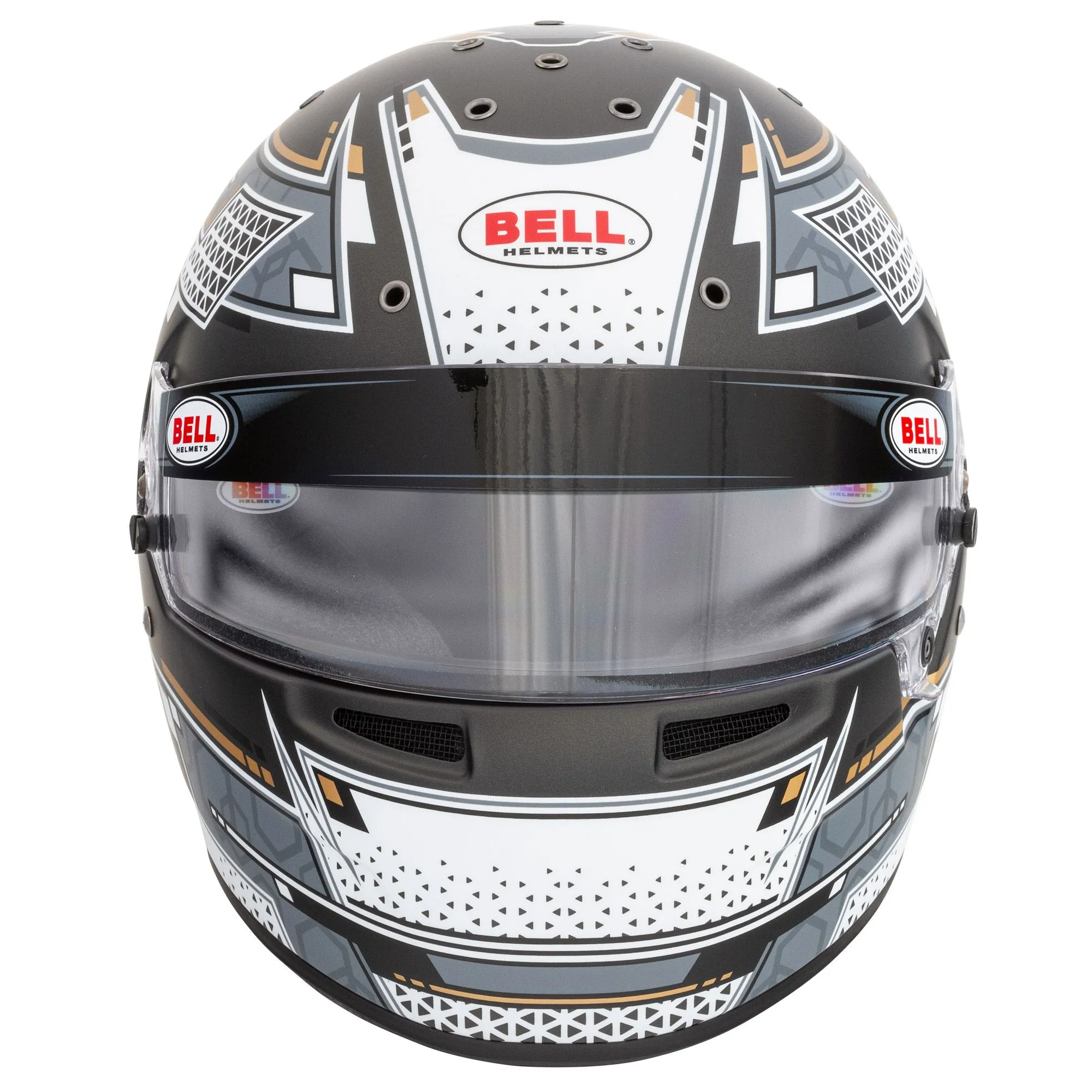 Bell RS7 Pro Helmet - Stamina Grey, Snell SA2020  FREE Fleece Helmet Bag