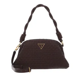 Borsa Donna Clutch con Tracolla GUESS linea Lisbet colore Mahogany