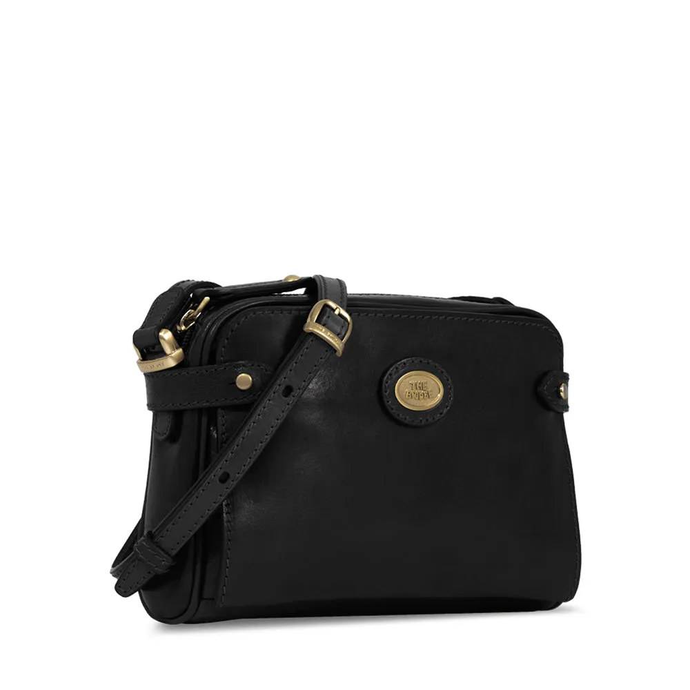 Borsa Donna Mini Bag a Tracolla THE BRIDGE in Pelle Nera linea Story