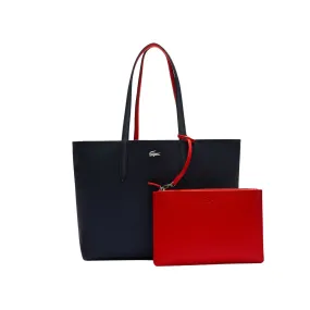 Borsa Lacoste Shopping Bag Anna Reversibile Blu / Rosso