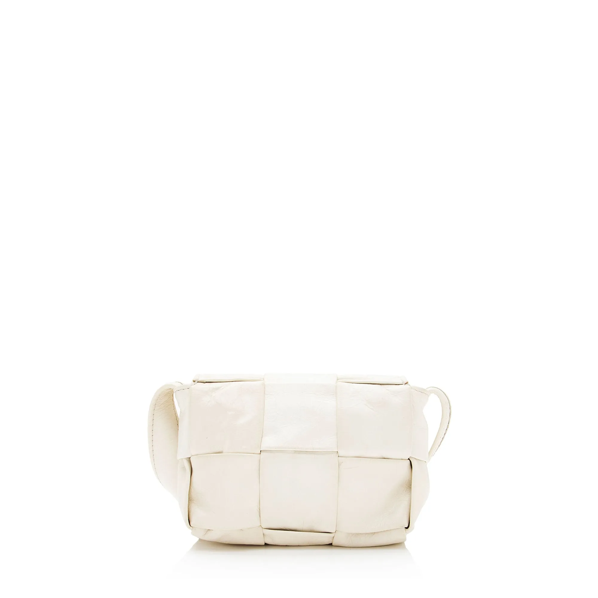 Bottega Veneta Calfskin Candy Cassette Crossbody Bag (SHF-8XUpjP)