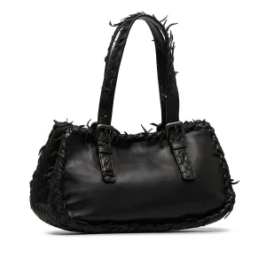 Bottega Veneta Intrecciato Fringe Handbag (SHG-R4KZcS)