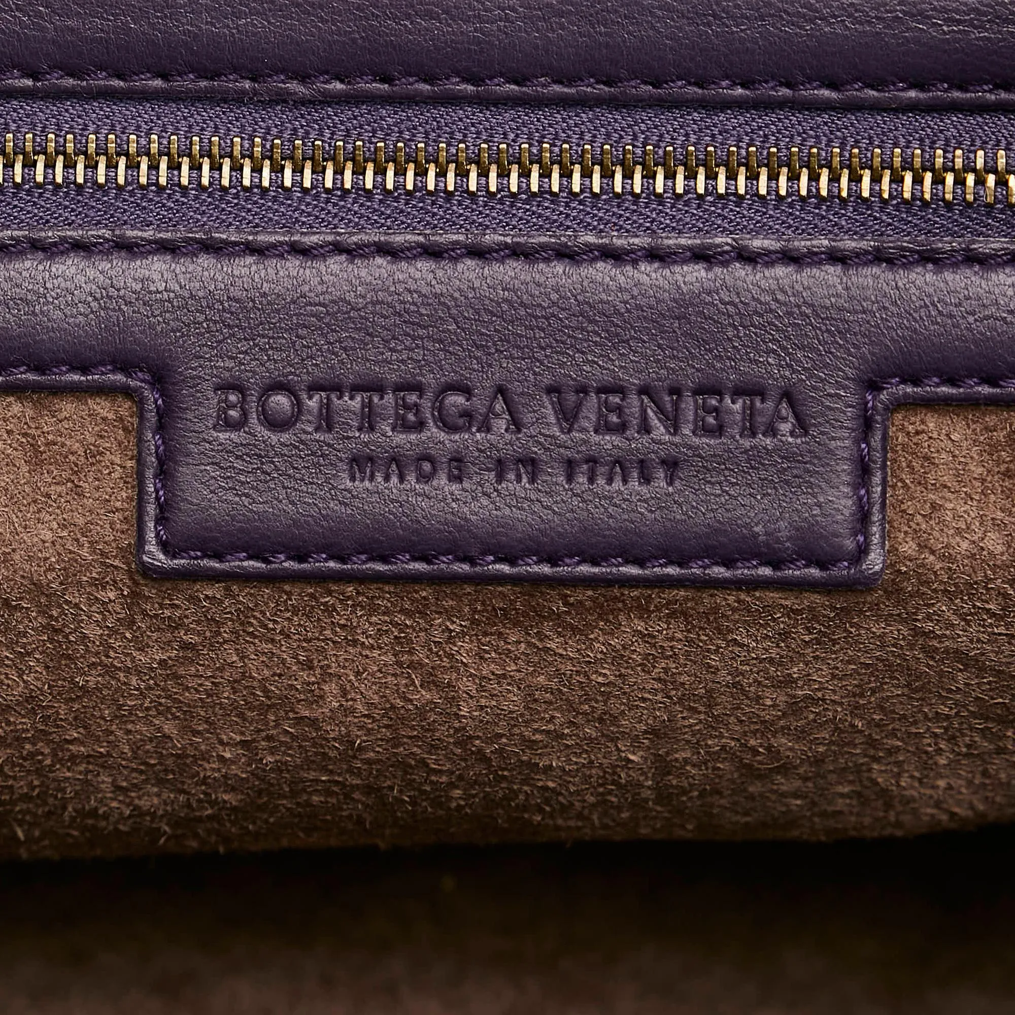 Bottega Veneta Intrecciato Leather Boston Bag (SHG-30407)