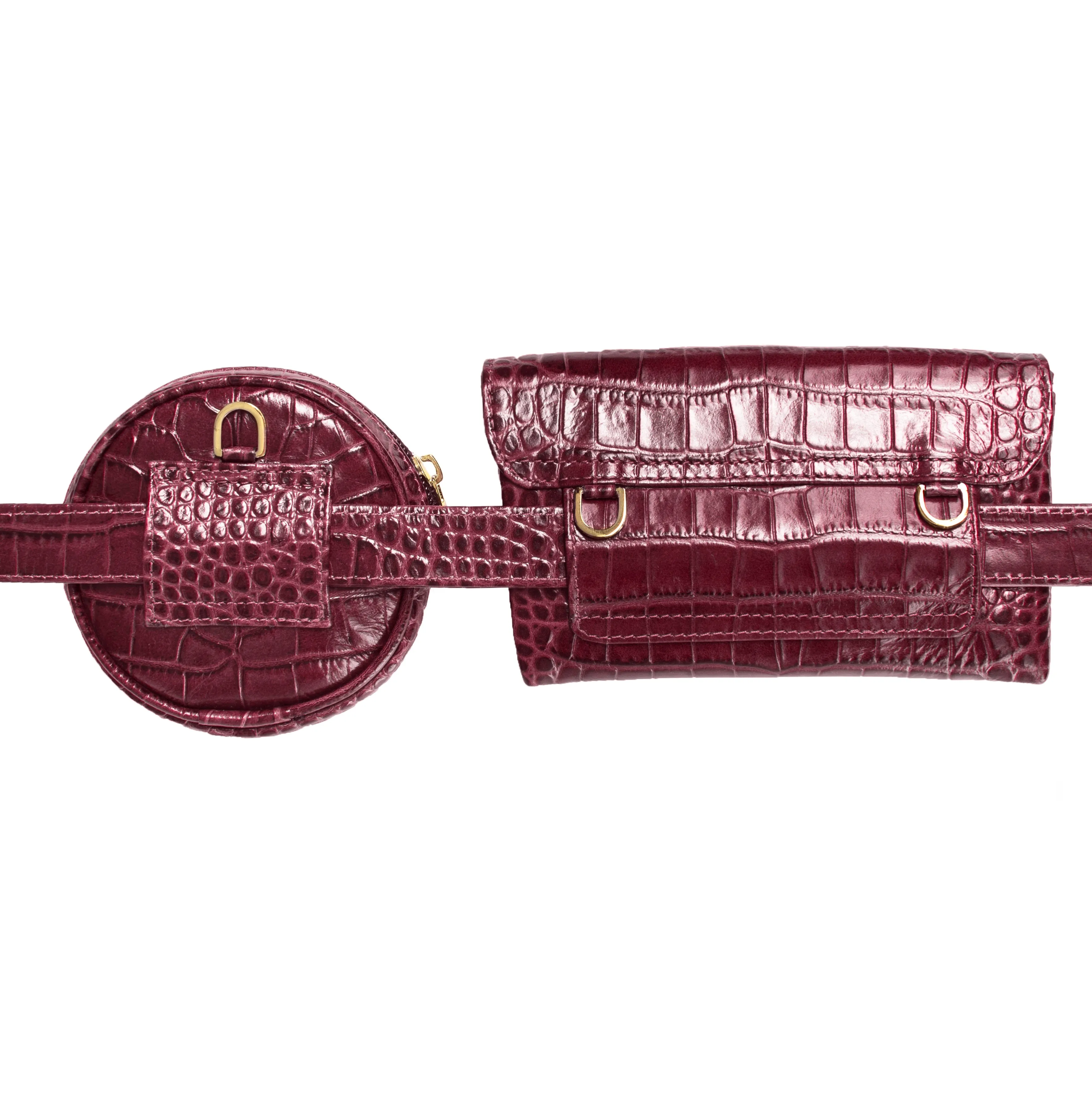 Burgundy Celina Belt bag