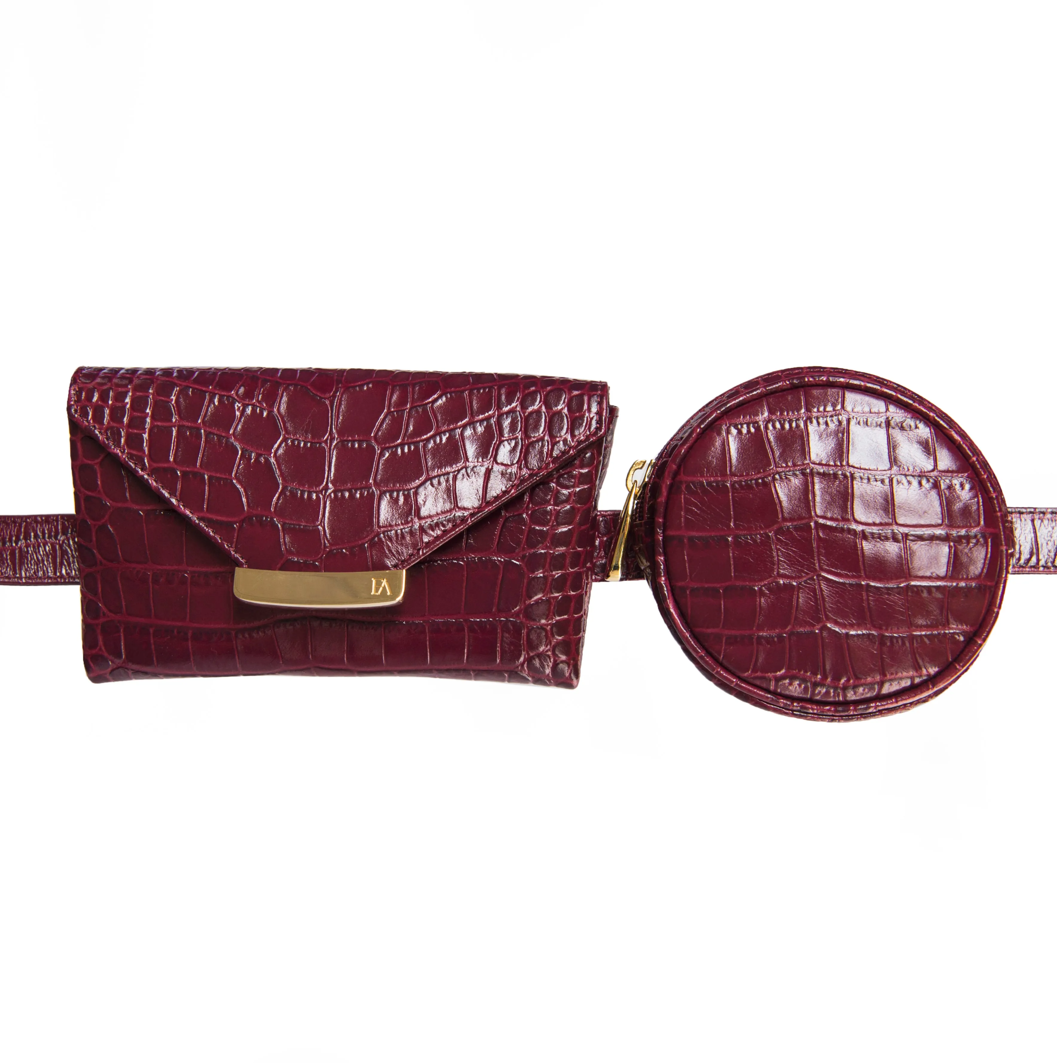 Burgundy Celina Belt bag