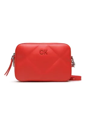 CALVIN KLEIN Re-Lock Camera Bag Tracolla Aurora Red K60K610767