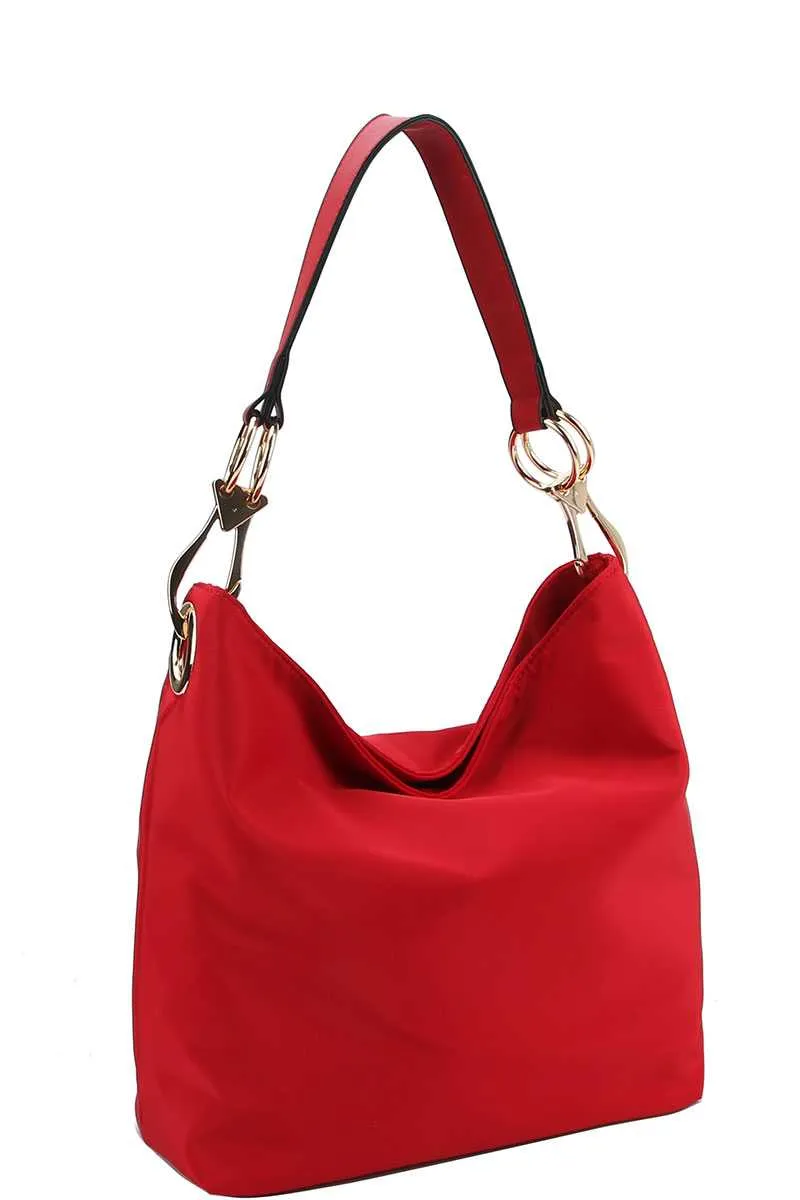 Chic Fashion Durable Canvas Fabric Hobo Bag