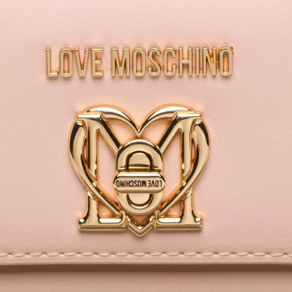 Clutch Donna con Tracolla LOVE MOSCHINO colore Rosa Nude