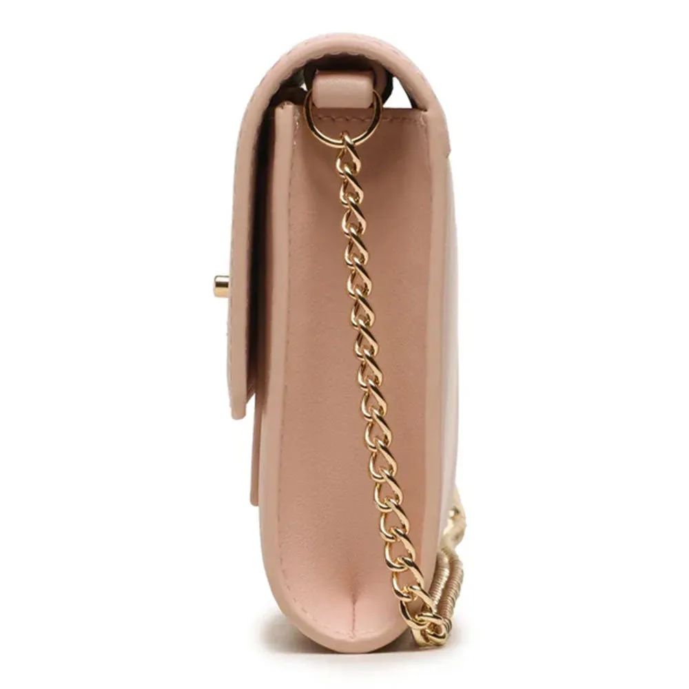 Clutch Donna con Tracolla LOVE MOSCHINO colore Rosa Nude