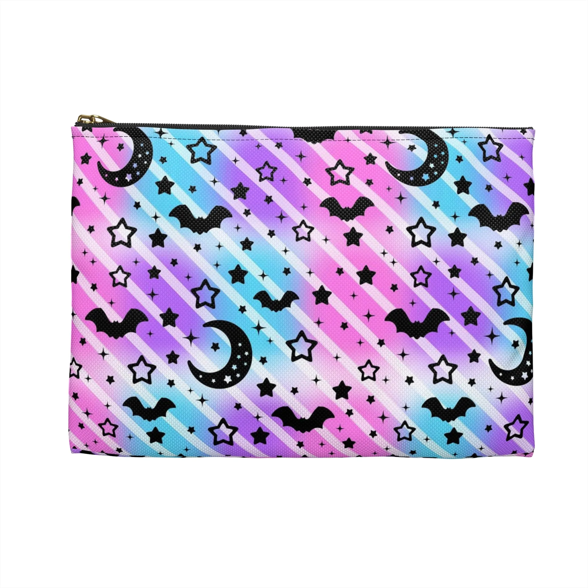 Creepy Cute Stripes Accessory Pouch