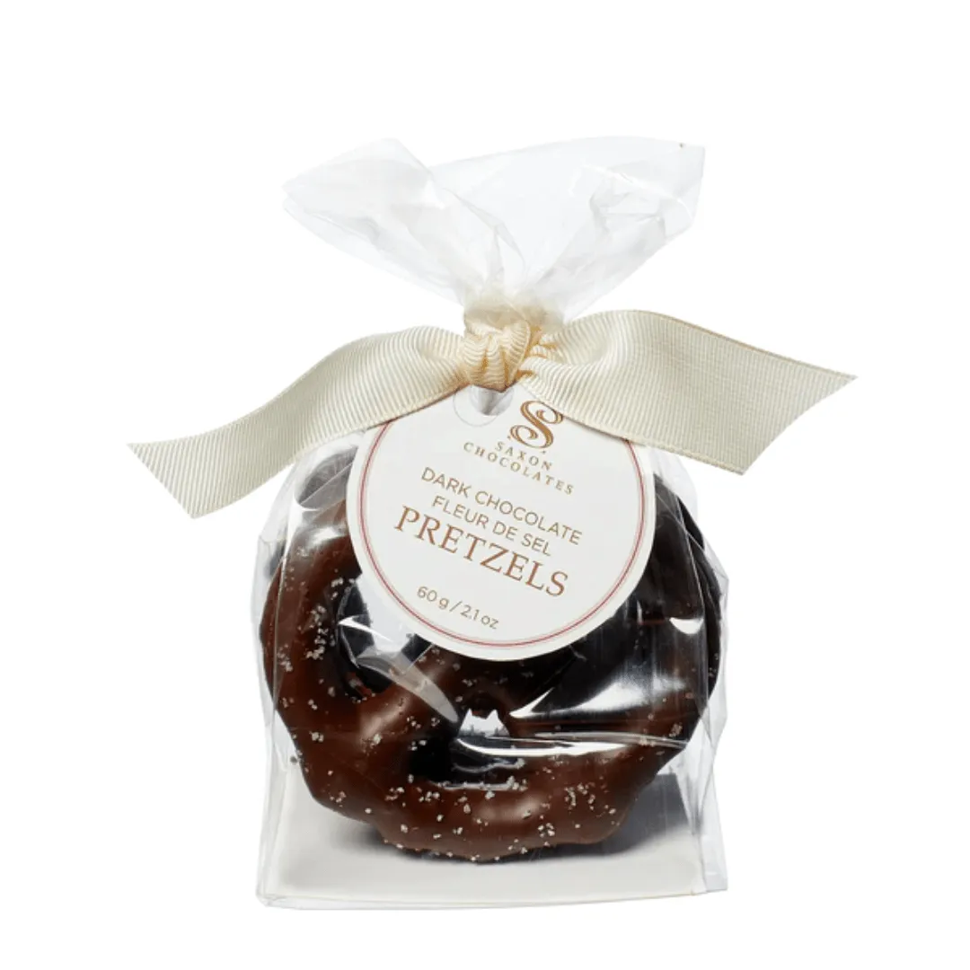 Dark Chocolate Fleur de Sel Pretzels Bag (3 pcs.)