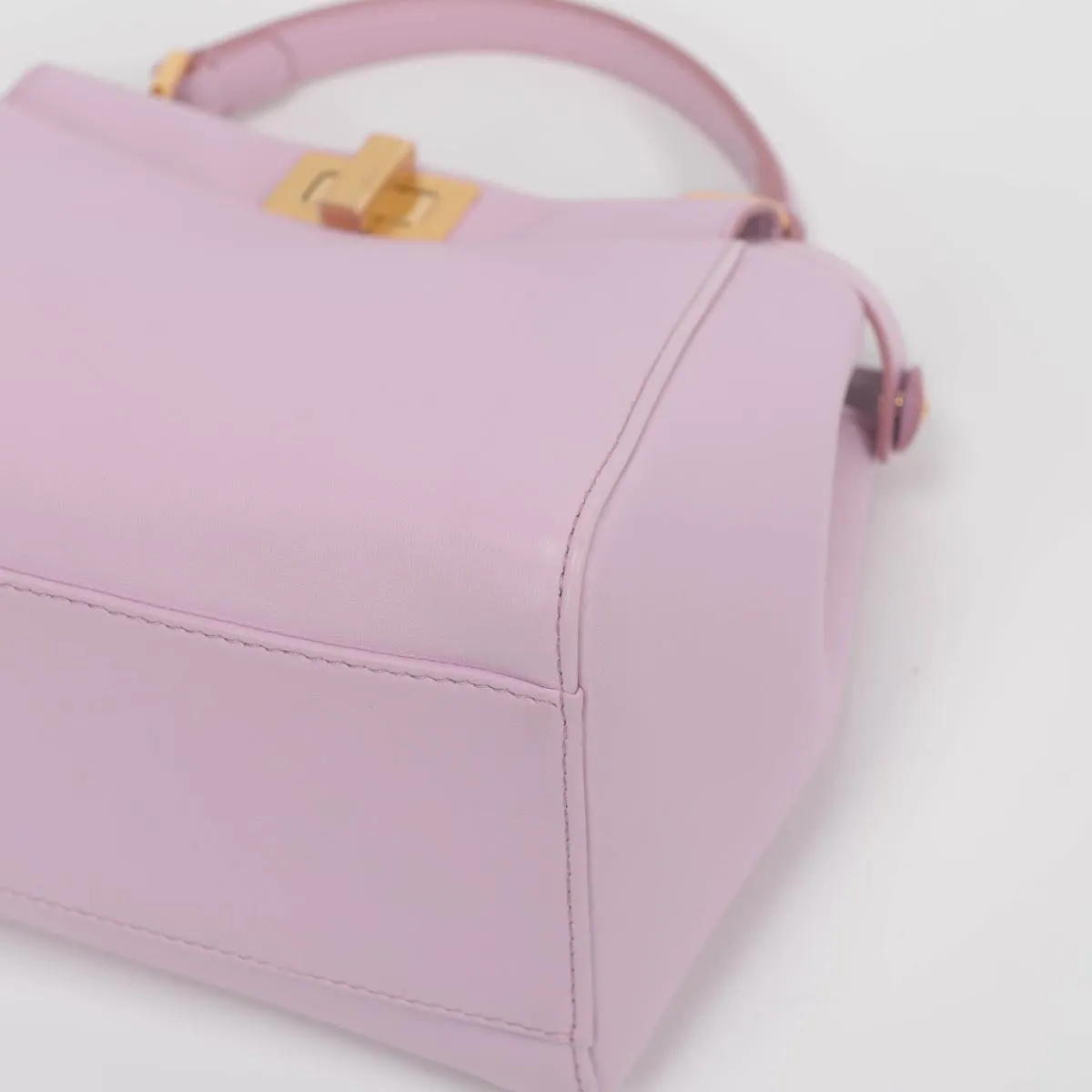 Fendi Pink Nappa Mini Peekaboo Bag