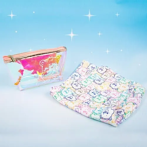 Fizz Creations Care Bears Hair Turban & Cosmetics Bag Set