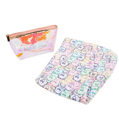 Fizz Creations Care Bears Hair Turban & Cosmetics Bag Set