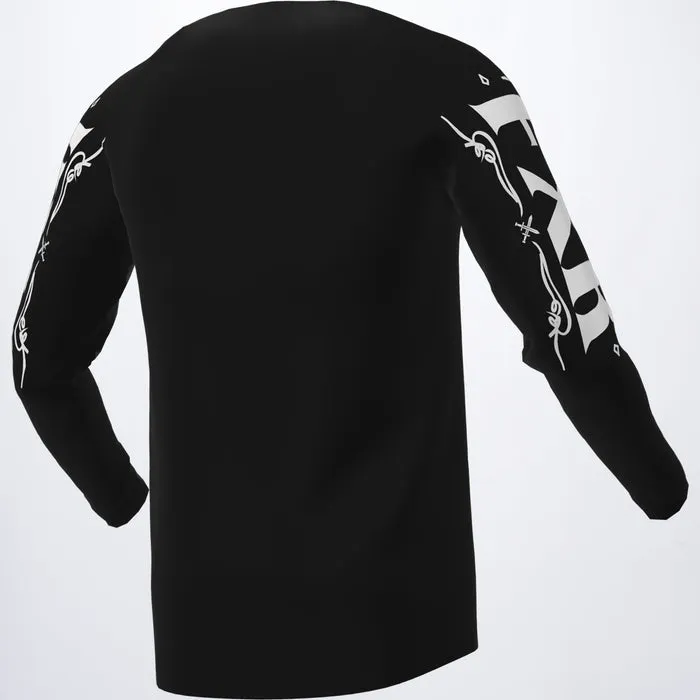 FXR Clutch MX Jersey Black/White