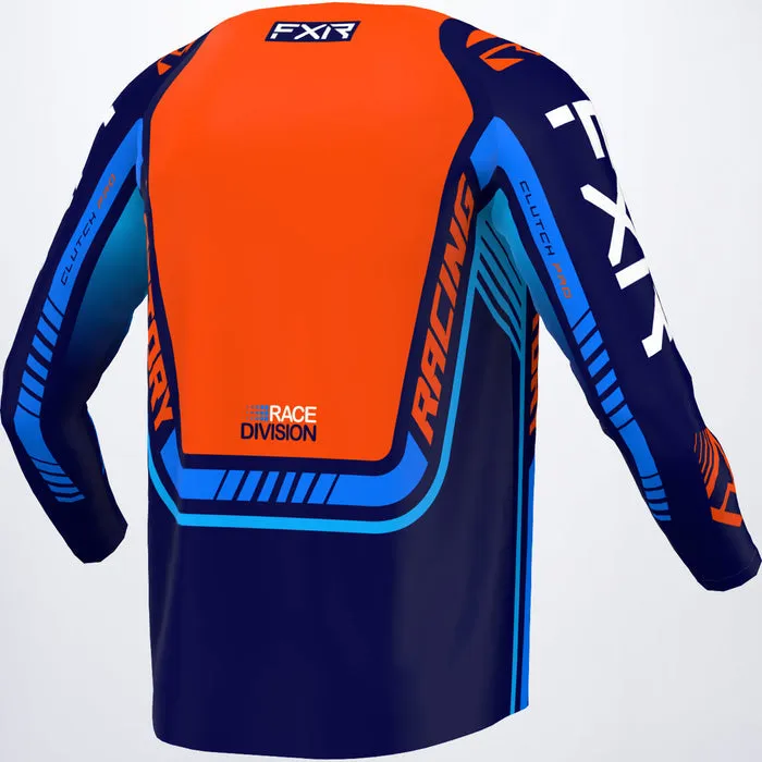 FXR Youth Clutch Pro MX Jersey Orange/Navy