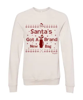 Golf Santa's Got A Brand New Bag Unisex Ugly Sweatshirt