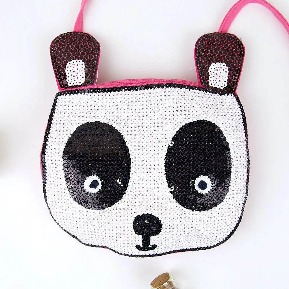 Imported Stylish Sequin Cross Body Cotton Bag For Girls