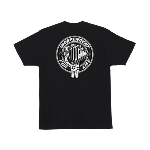 Independent For Life Clutch T-Shirt - Black