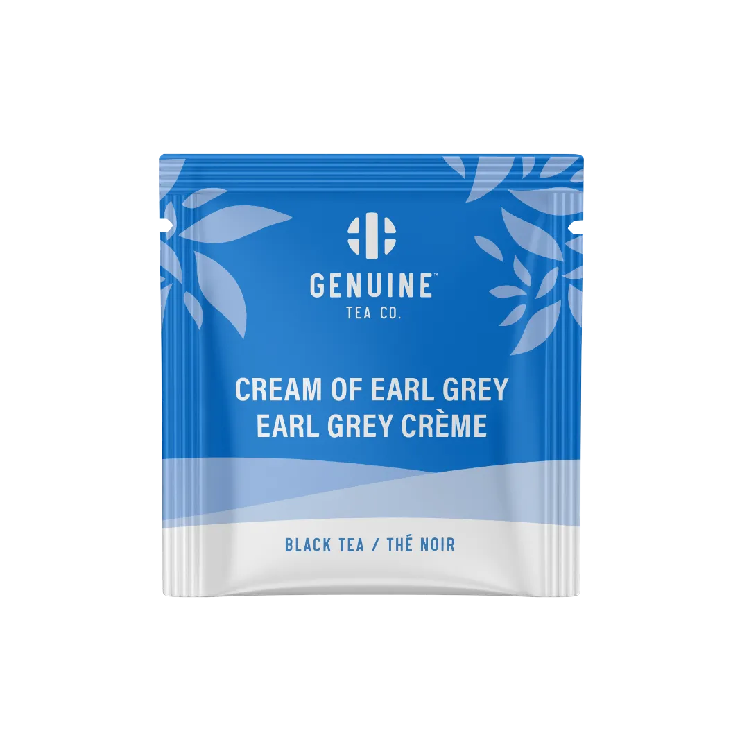 Individually Wrapped Cream of Earl Grey Tea Bag