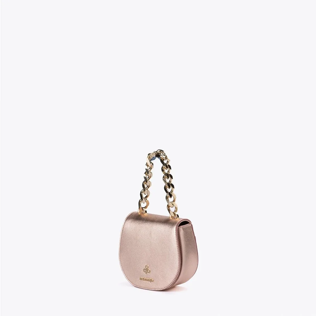 Iris XS Vegan Corn Leather Mini Bag | Rose Gold