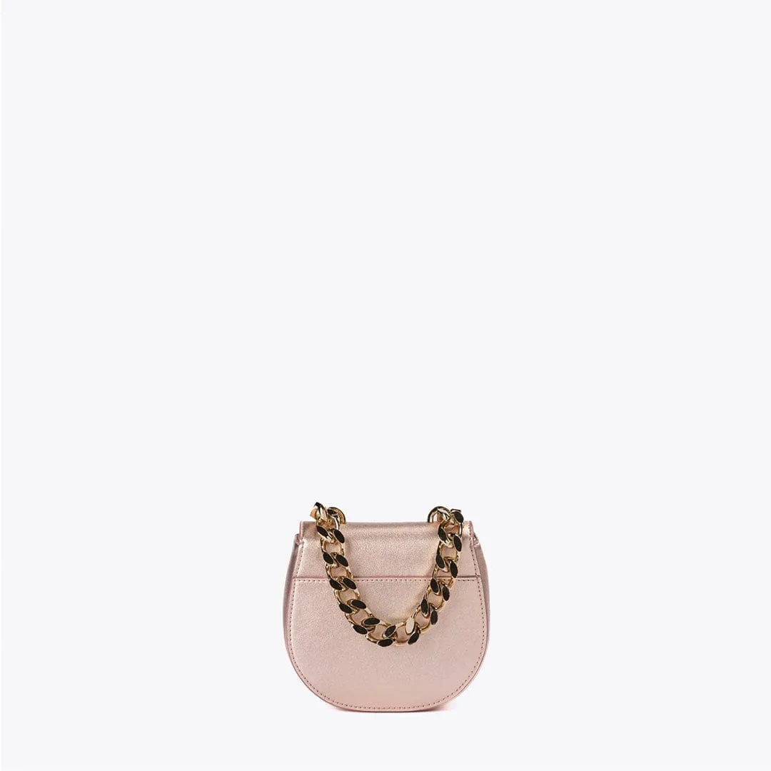 Iris XS Vegan Corn Leather Mini Bag | Rose Gold