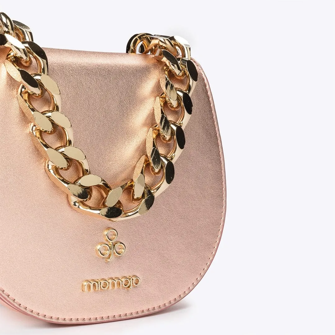 Iris XS Vegan Corn Leather Mini Bag | Rose Gold