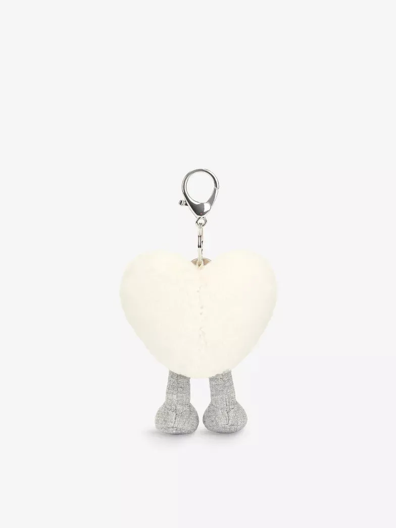 Jellycat Amuseables Cream Heart Bag Charm