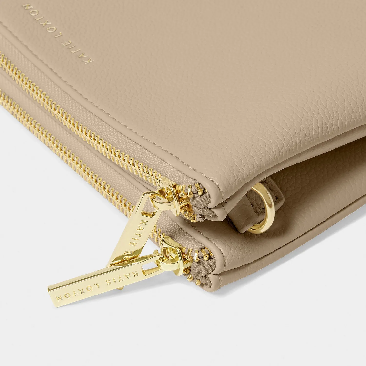 Katie Loxton Duo Pouch Light Taupe Veske