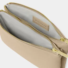 Katie Loxton Duo Pouch Light Taupe Veske