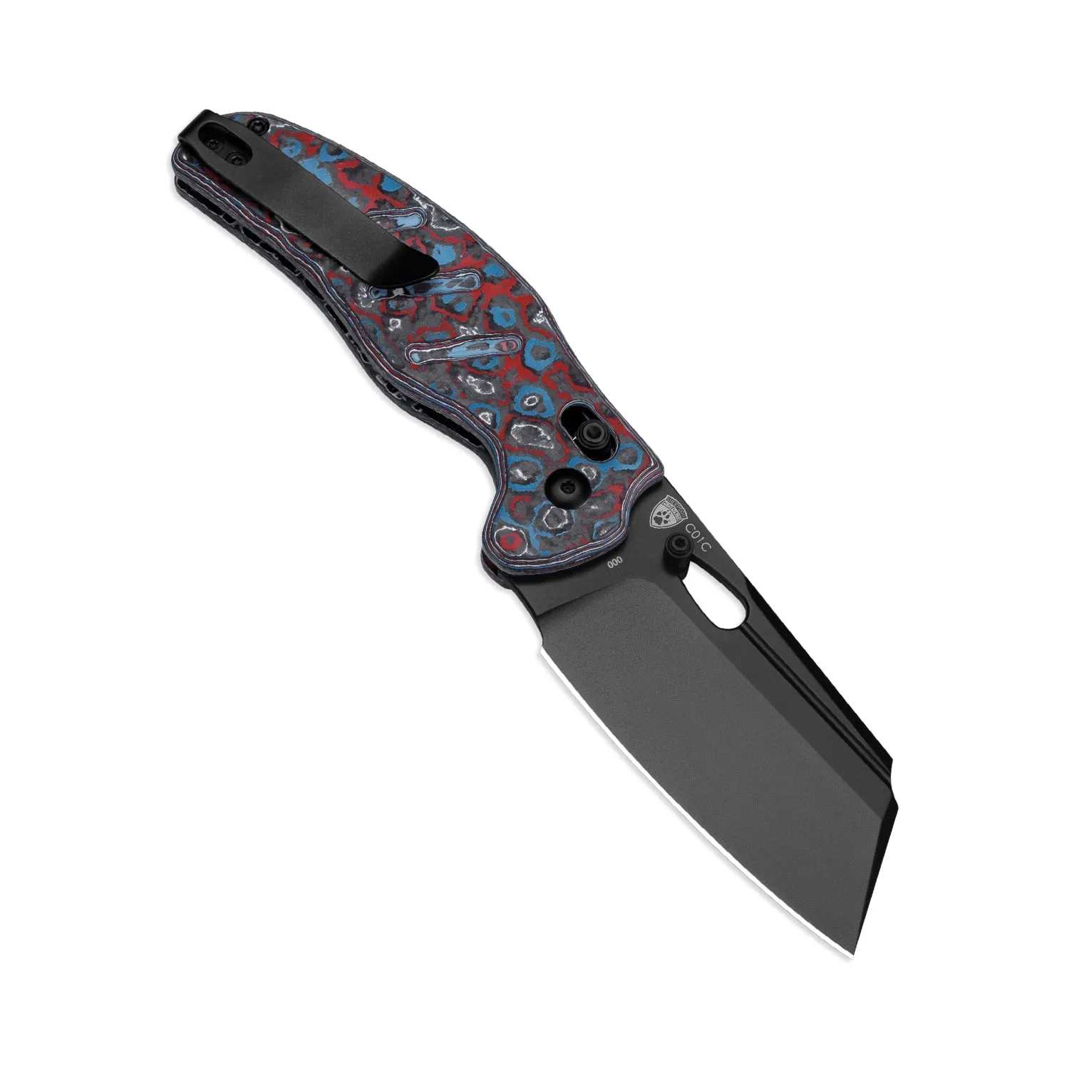 Kizer C01C S35VN Blade Clutch Lock Fatcarbon Handle Ki4488AC1 (3.15 Black)