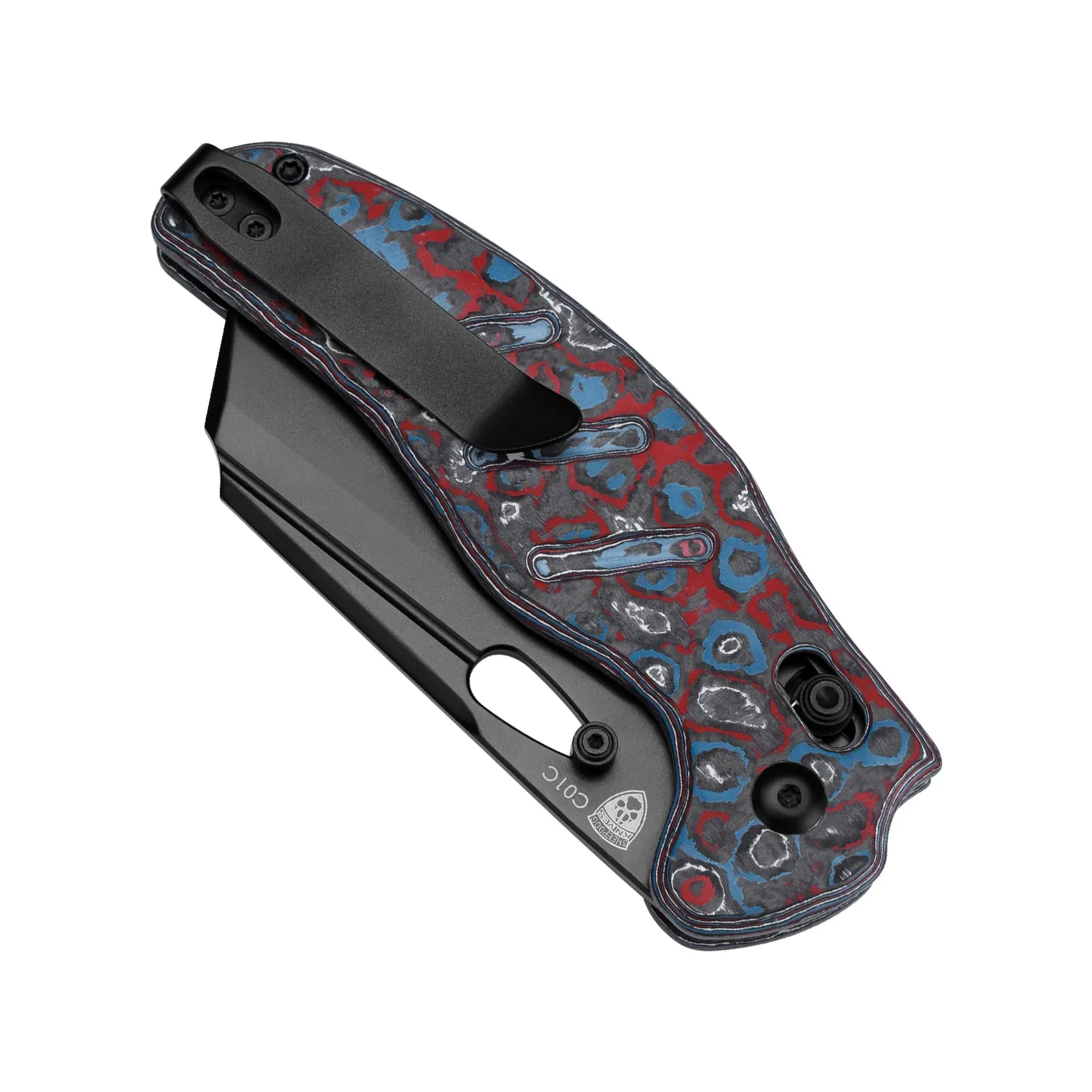 Kizer C01C S35VN Blade Clutch Lock Fatcarbon Handle Ki4488AC1 (3.15 Black)